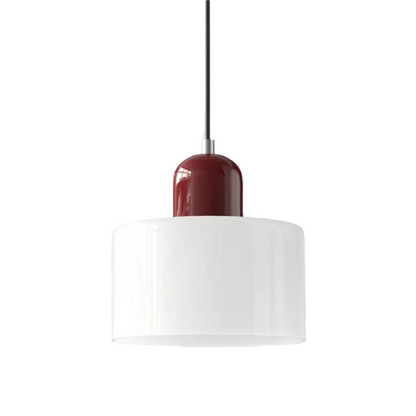 LumiGlas Design-Pendelleuchte - Europäische Retro Zylinder Pendelleuchte