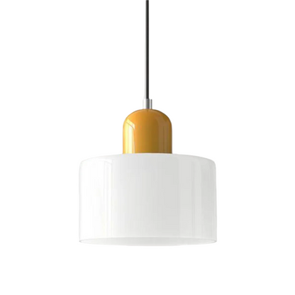 LumiGlas Design-Pendelleuchte - Europäische Retro Zylinder Pendelleuchte