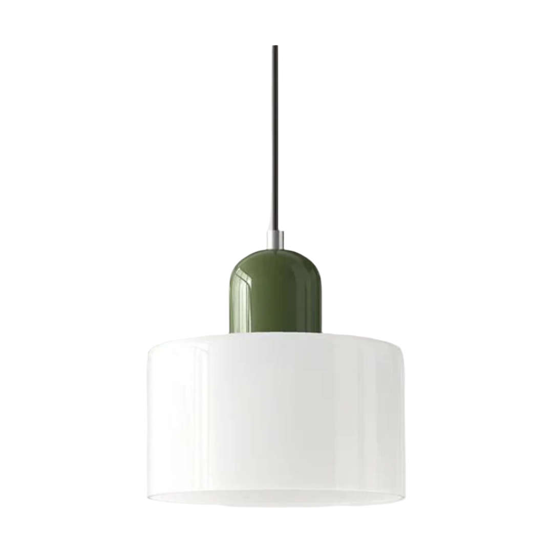 LumiGlas Design-Pendelleuchte - Europäische Retro Zylinder Pendelleuchte