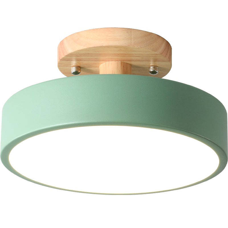 Moderne LED-Deckenleuchte aus Holz – Quinn Deckenlampe für Wohnzimmer, Flur, Schlafzimmer und Esszimmer