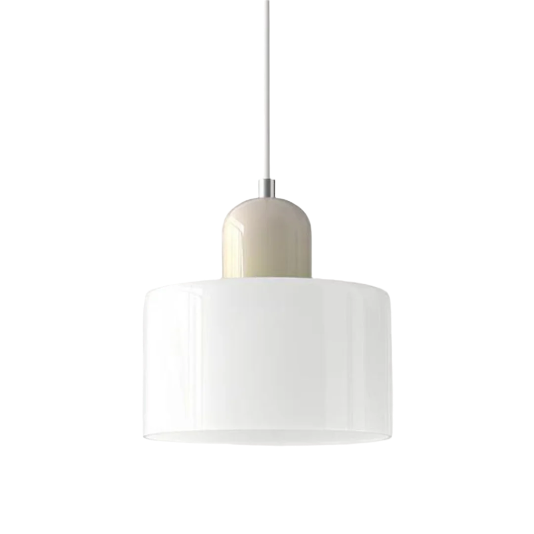 LumiGlas Design-Pendelleuchte - Europäische Retro Zylinder Pendelleuchte