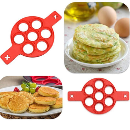 Premium Antihaft-Pancake‑Form für 7 Portionen – Vielseitiger Silikon‑Küchenhelfer