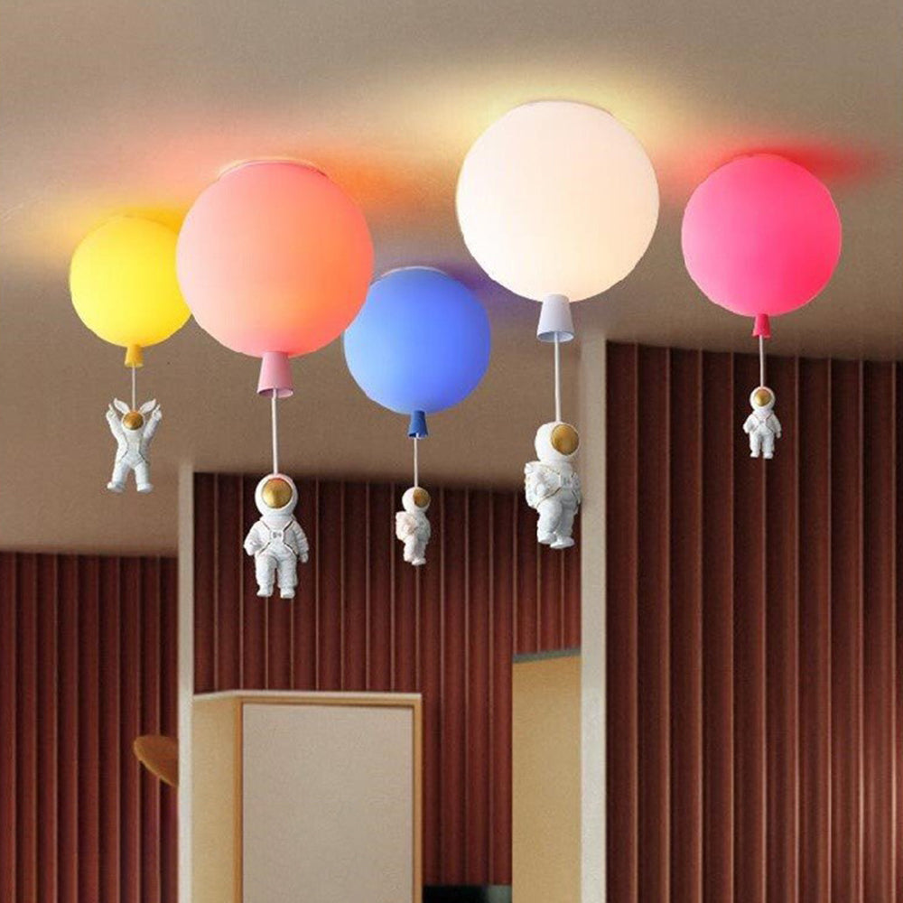 Kinderzimmer-Deckenleuchte mit Ballon- und Astronauten-Design – Kreative Lampe für Jungen & Mädchen