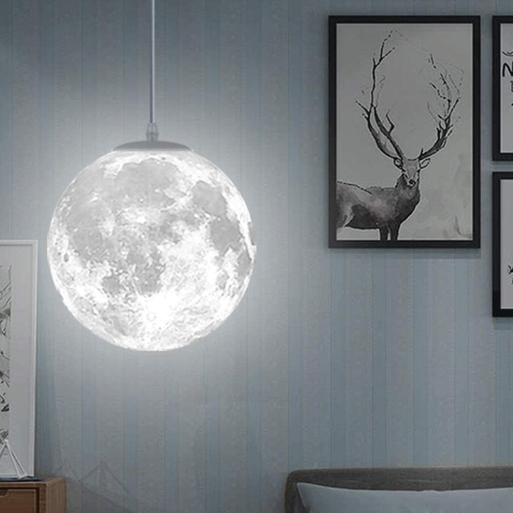 3D-Mond Pendelleuchte