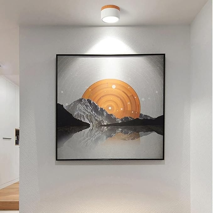 Moderne LED Deckenstrahler Rund – Aufbauleuchten für Wohnräume, Flur & Küche – Deckenleuchte im minimalistischen Stil