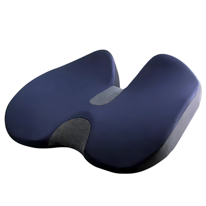 Ergonomisches Memory-Foam Sitzkissen mit U‑Form & Anti‑Rutsch‑Basis – Entlastung für Rücken & Steißbein