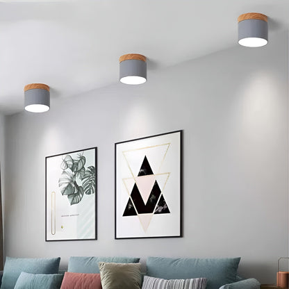 WoodTone Light - Modernes LED-Downlight für die Decke
