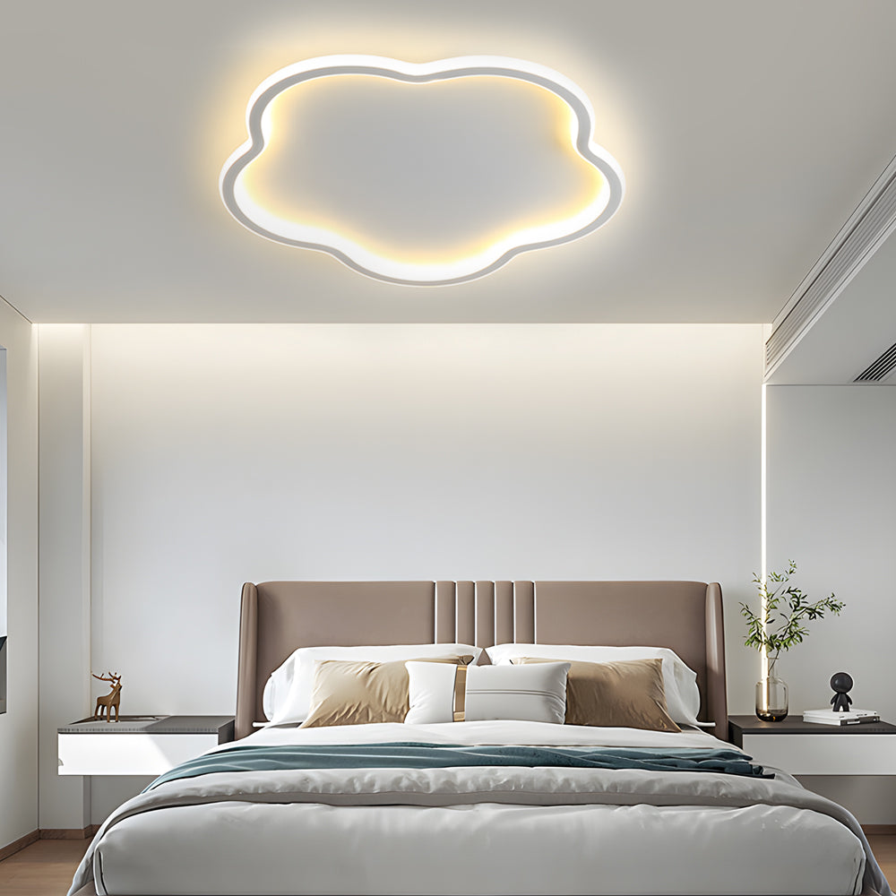 Nordische Deckenleuchte im Pentagramm Design – Aluminium Deckenlampe für Schlafzimmer