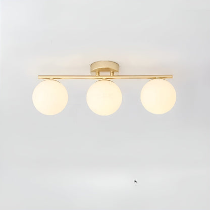 IronCharm Light - Nordische LED-Glas-Deckenleuchte