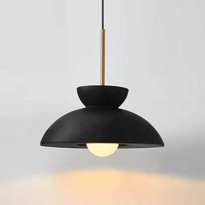 Moderne Pendelleuchte im Skandinavischen Stil – Schwarz-Gold Hängelampe für Esszimmer, Küche & Wohnzimmer
