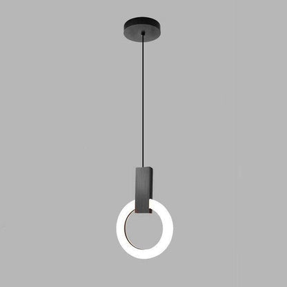 Moderne LED Ring Pendelleuchte – Goldene Hängelampe im minimalistischen Design für Esszimmer & Wohnzimmer