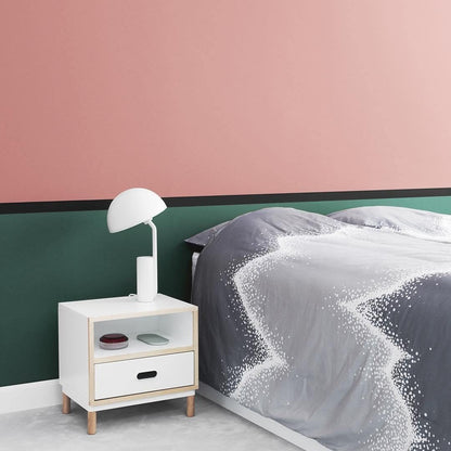 Moderne Tischlampe mit verstellbarem Schirm – E27-Fassung, Metall, geometrisches Design, LED-kompatibel