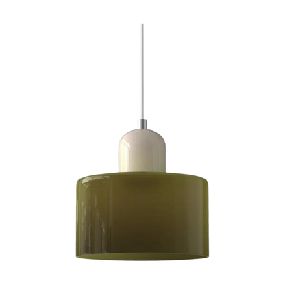 LumiGlas Design-Pendelleuchte - Europäische Retro Zylinder Pendelleuchte