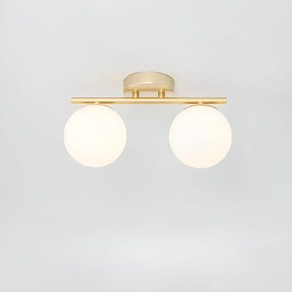 IronCharm Light - Nordische LED-Glas-Deckenleuchte