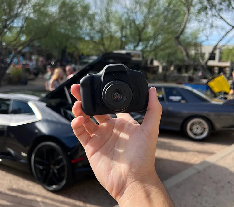 Retro Digitalkamera mit Vintage‑Filter & kabelloser Dateiübertragung – 32 GB Speicher, wiederaufladbar