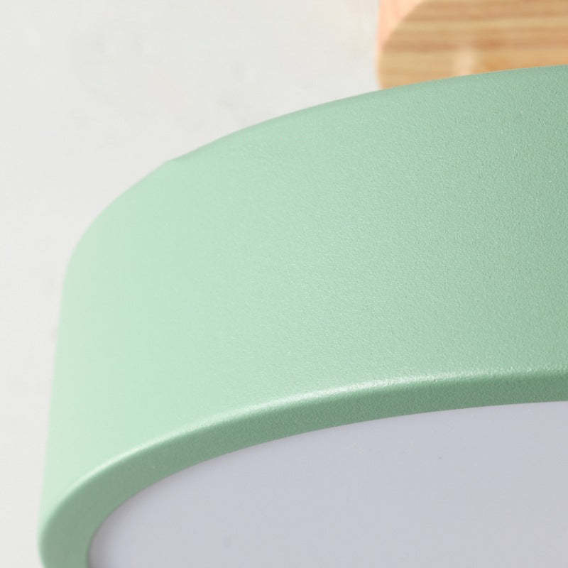 Moderne LED-Deckenleuchte aus Holz – Quinn Deckenlampe für Wohnzimmer, Flur, Schlafzimmer und Esszimmer