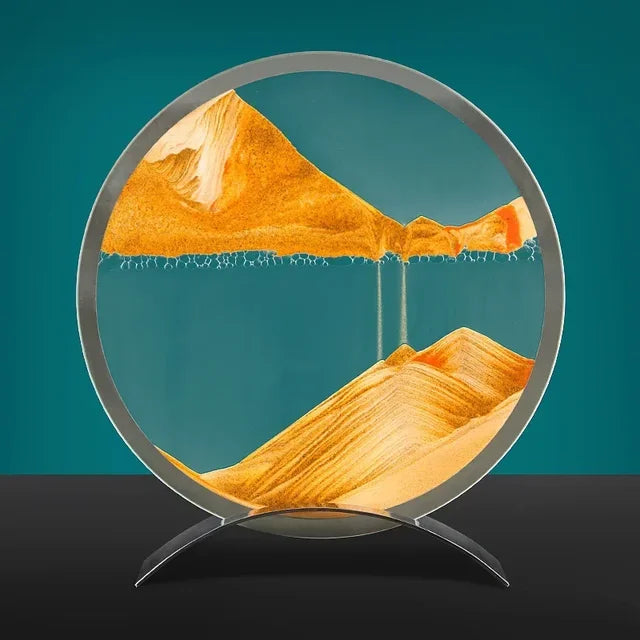 Sandkunst Tischlampe – Moderne Sandbild Deko mit LED-Beleuchtung