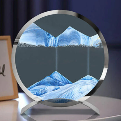 Sandkunst Tischlampe – Moderne Sandbild Deko mit LED-Beleuchtung