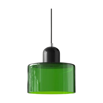 LumiGlas Design-Pendelleuchte - Europäische Retro Zylinder Pendelleuchte