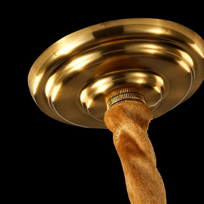 Kristall Pendelleuchte im Vintage-Stil – Elegante Hängelampe mit Tropfenanhängern für Esszimmer, Flur & Wohnbereich