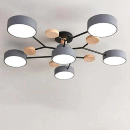 Moderne schlichte runde LED-Deckenleuchte