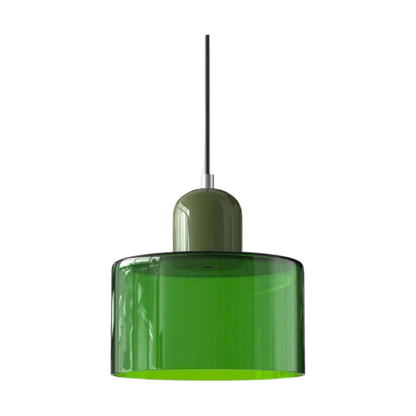 LumiGlas Design-Pendelleuchte - Europäische Retro Zylinder Pendelleuchte