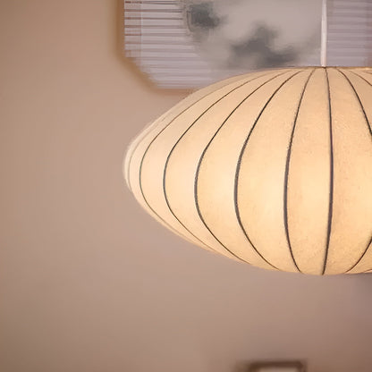 SilkBreeze Light - Japanische Seiden-Pendelleuchte