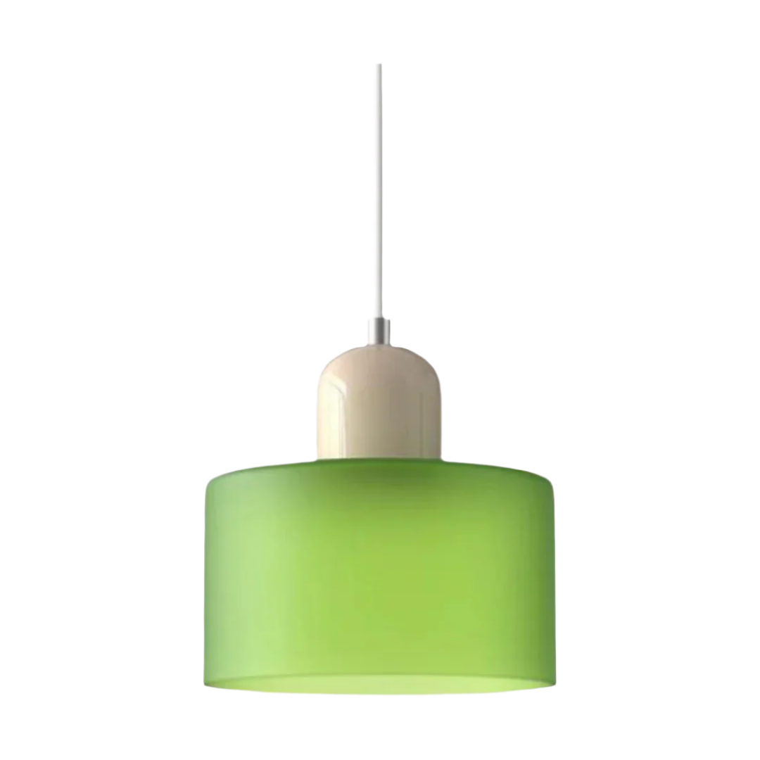 LumiGlas Design-Pendelleuchte - Europäische Retro Zylinder Pendelleuchte