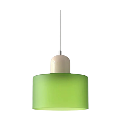 LumiGlas Design-Pendelleuchte - Europäische Retro Zylinder Pendelleuchte