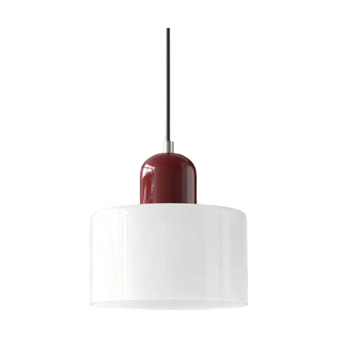 LumiGlas Design-Pendelleuchte - Europäische Retro Zylinder Pendelleuchte