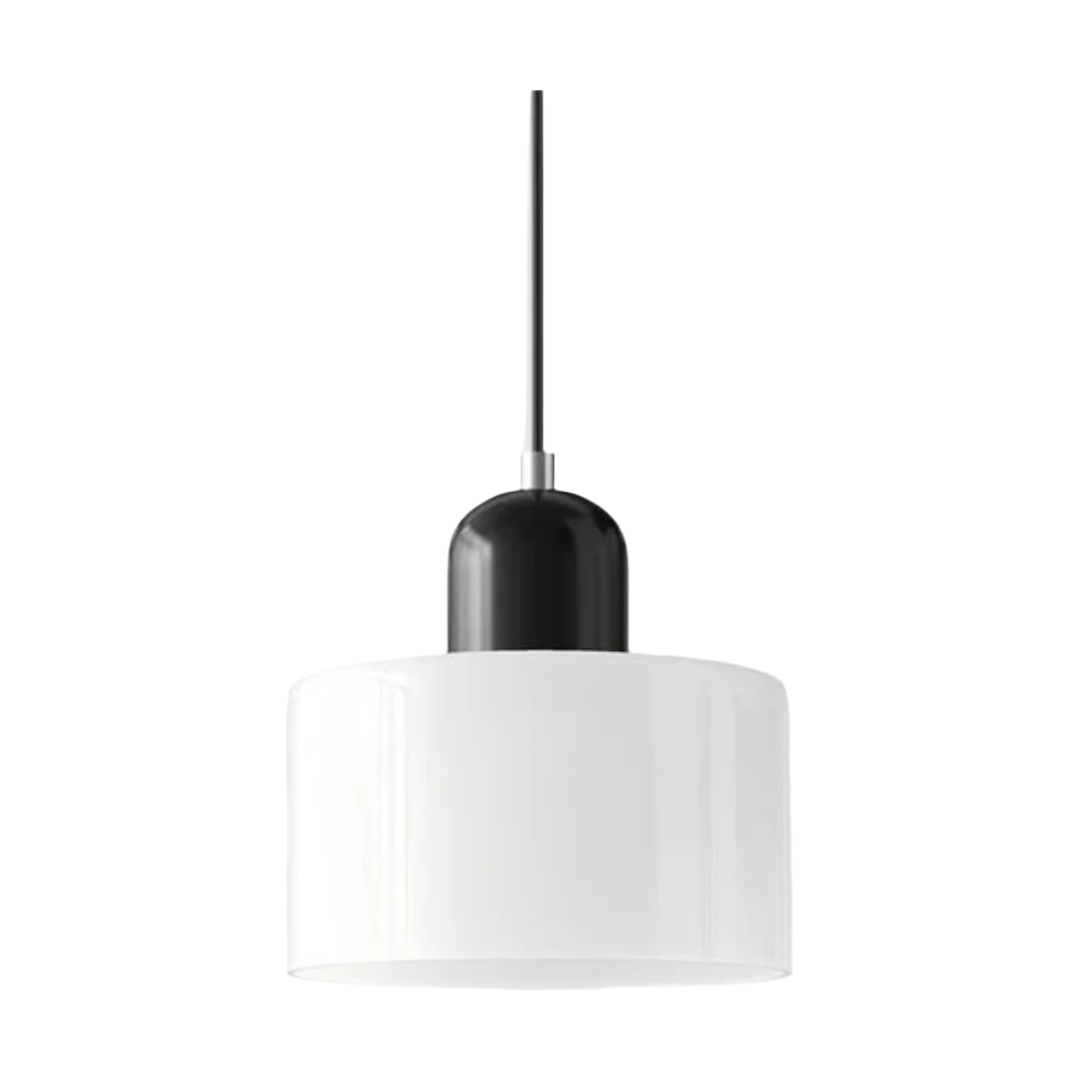 LumiGlas Design-Pendelleuchte - Europäische Retro Zylinder Pendelleuchte