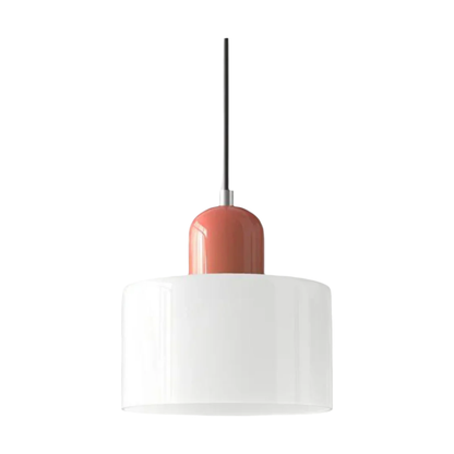 LumiGlas Design-Pendelleuchte - Europäische Retro Zylinder Pendelleuchte