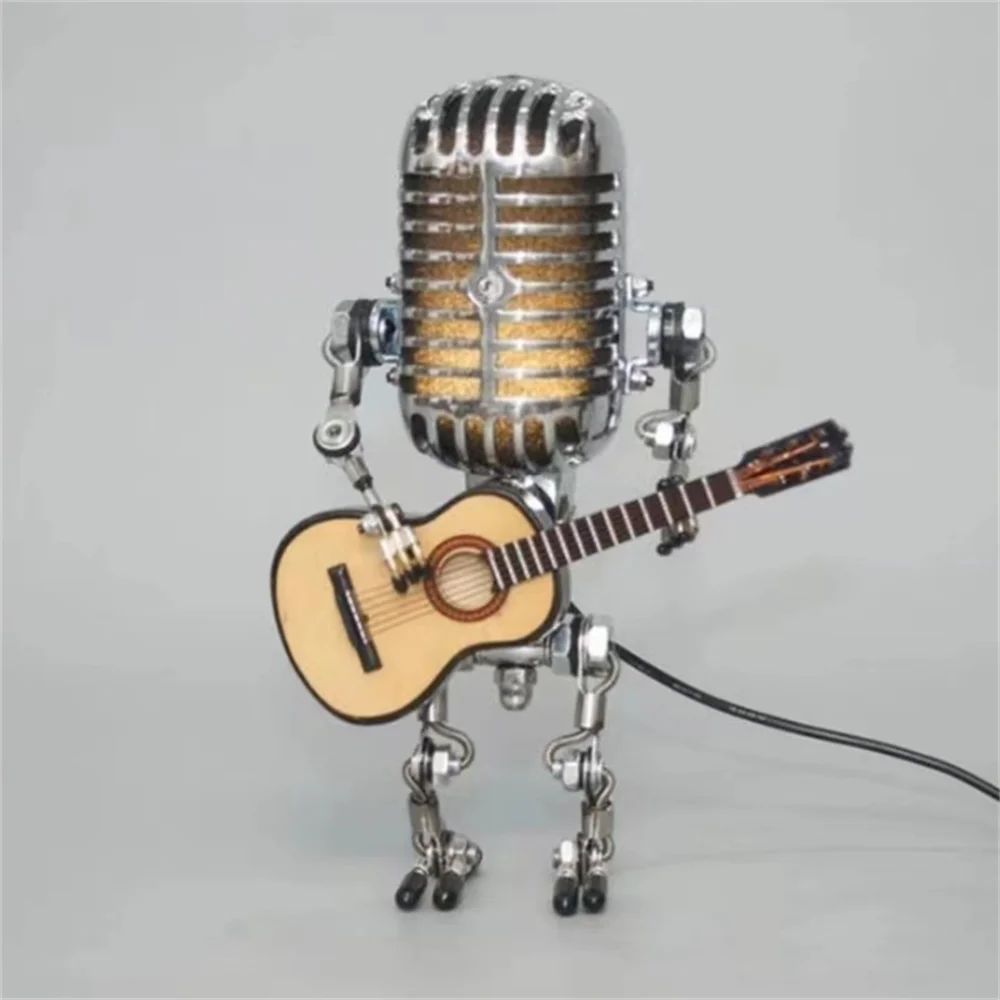 Lampe Roboter mit Gitarre