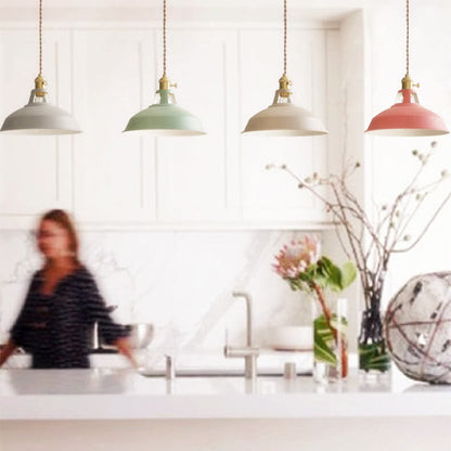 Industrielle 1-Licht bunte Barn Shade Pendelleuchte