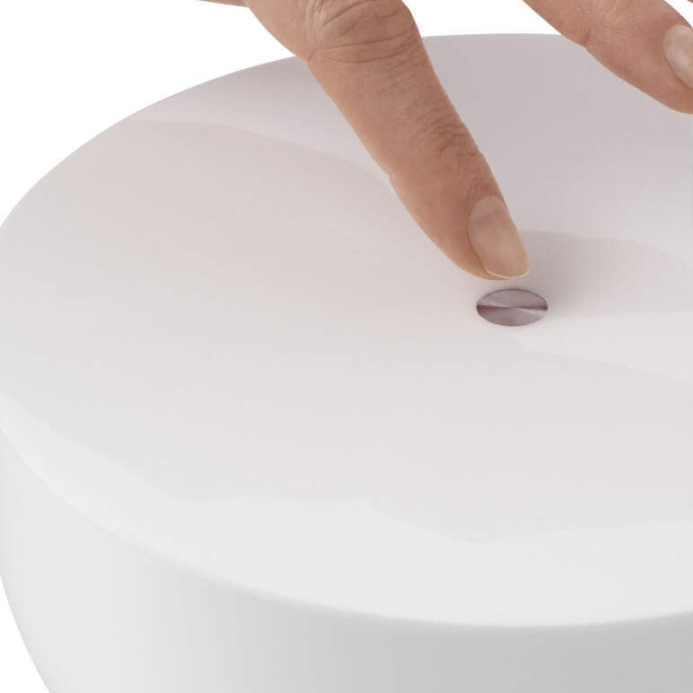 Raja Marmor Tischlampe – Elegante LED-Leuchte mit rundem Marmorsockel & Acrylschirm für stilvolle Innenbeleuchtung