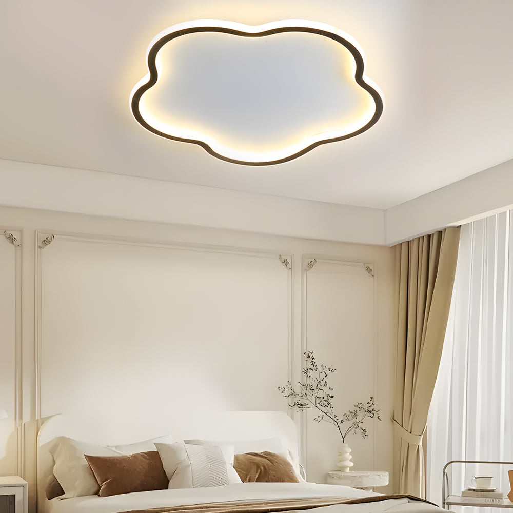 Nordische Deckenleuchte im Pentagramm Design – Aluminium Deckenlampe für Schlafzimmer