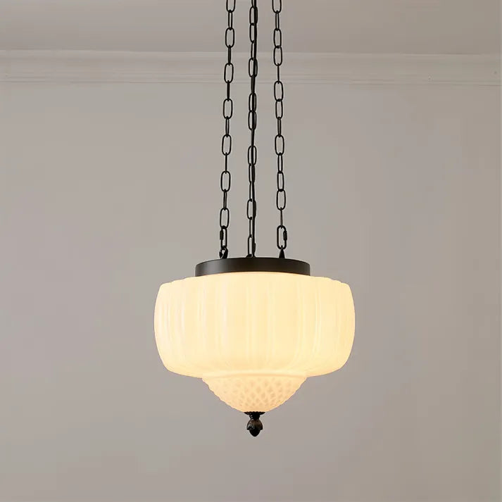 Klassische Pendelleuchte im Vintage-Stil – Deckenlampe mit Kettenaufhängung für Esszimmer, Wohnzimmer & Flur