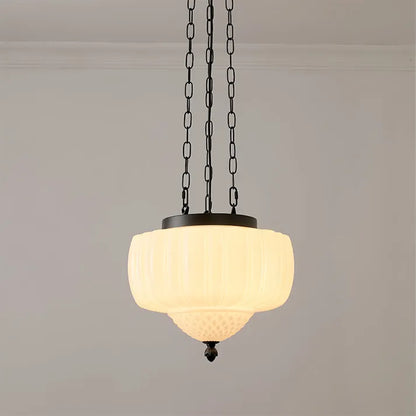 Klassische Pendelleuchte im Vintage-Stil – Deckenlampe mit Kettenaufhängung für Esszimmer, Wohnzimmer & Flur