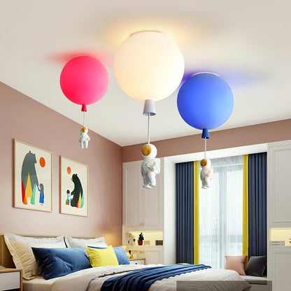 Kinderzimmer-Deckenleuchte mit Ballon- und Astronauten-Design – Kreative Lampe für Jungen & Mädchen