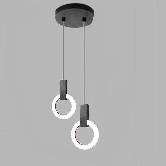 Moderne LED Ring Pendelleuchte – Goldene Hängelampe im minimalistischen Design für Esszimmer & Wohnzimmer