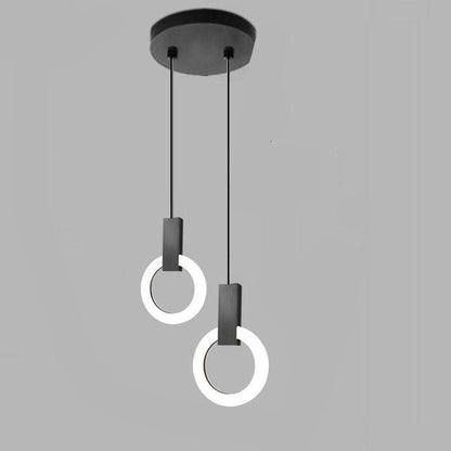 Moderne LED Ring Pendelleuchte – Goldene Hängelampe im minimalistischen Design für Esszimmer & Wohnzimmer