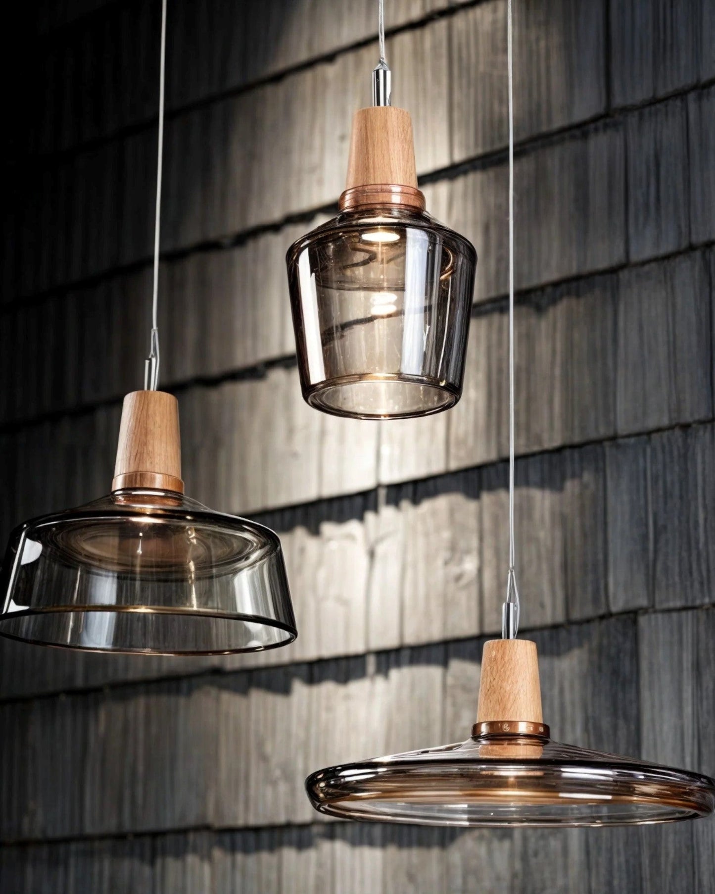 WoodenHalo Light – Moderne LED-Pendelleuchte