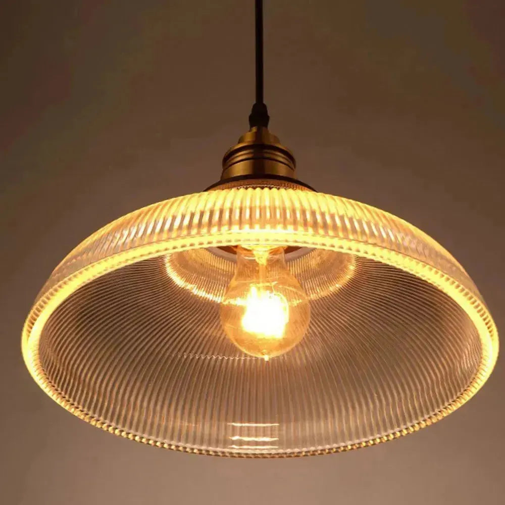 LumiAura Light - Nordische Vintage-Glas-Pendelleuchte