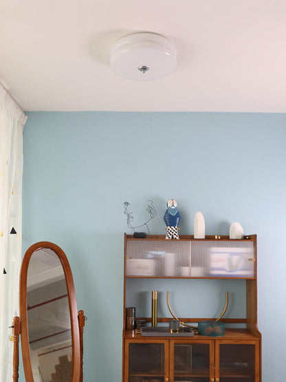 Moderne LED-Deckenleuchte in runder Form – Flache Deckenlampe für Schlafzimmer, Flur & Wohnzimmer