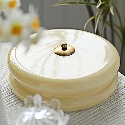 Moderne LED-Deckenleuchte in runder Form – Flache Deckenlampe für Schlafzimmer, Flur & Wohnzimmer