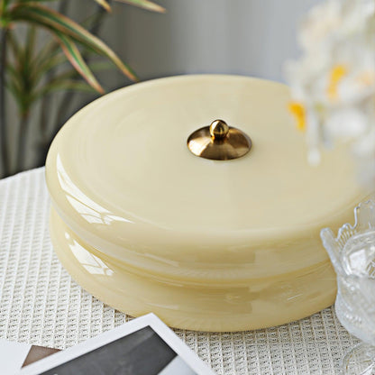 Moderne LED-Deckenleuchte in runder Form – Flache Deckenlampe für Schlafzimmer, Flur & Wohnzimmer