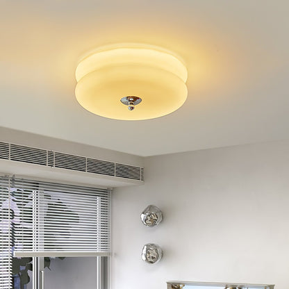 Moderne LED-Deckenleuchte in runder Form – Flache Deckenlampe für Schlafzimmer, Flur & Wohnzimmer