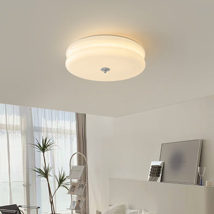 Moderne LED-Deckenleuchte in runder Form – Flache Deckenlampe für Schlafzimmer, Flur & Wohnzimmer