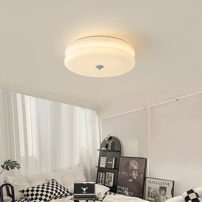 Moderne LED-Deckenleuchte in runder Form – Flache Deckenlampe für Schlafzimmer, Flur & Wohnzimmer