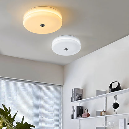 Moderne LED-Deckenleuchte in runder Form – Flache Deckenlampe für Schlafzimmer, Flur & Wohnzimmer